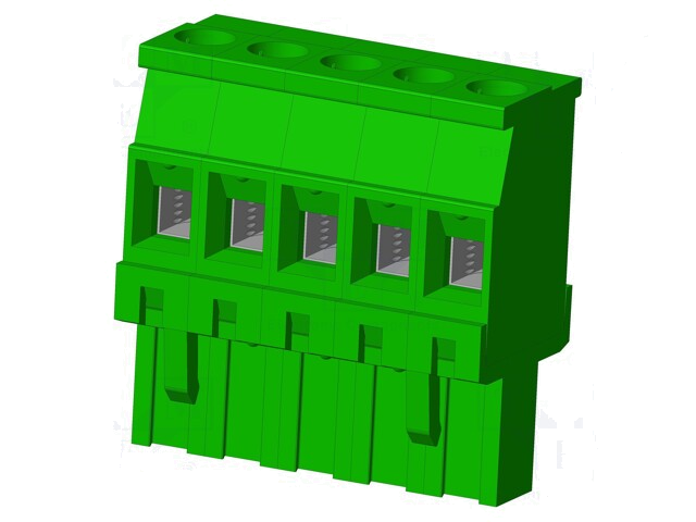 Connector: ontkoppelbare terminal strip; stekker; vrouwelijk Connector: ontkoppelbare terminal strip; stekker; vrouwelijk